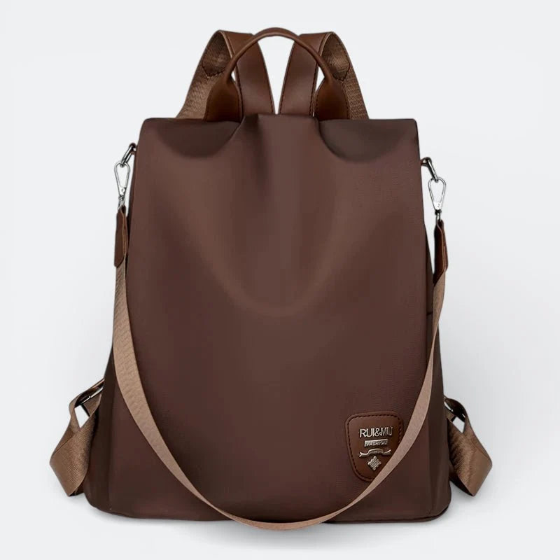 Sac à Dos Bandoulière Femme Brun Cacao - | AïtaVia