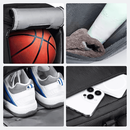Sac à Dos Basket Ball Mosaïque Noir & Gris - | AïtaVia