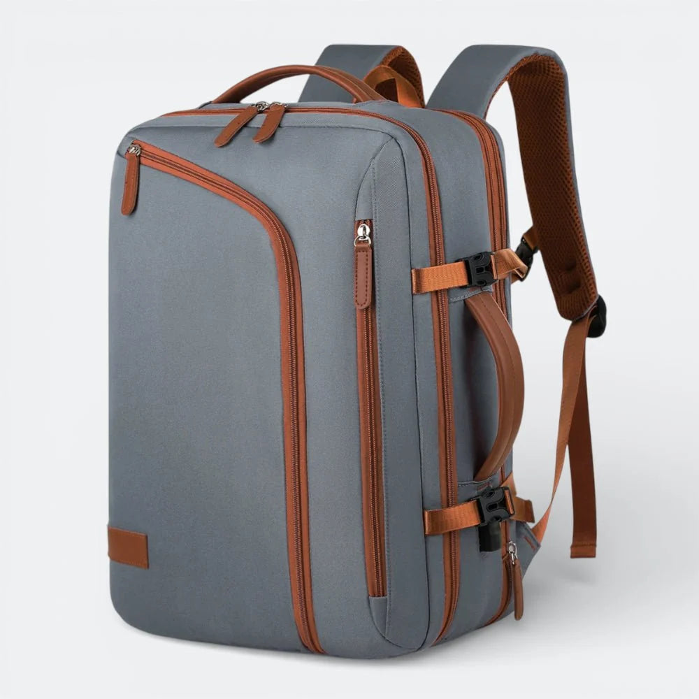 Sac à Dos Chargement USB Gris Acier - | AïtaVia