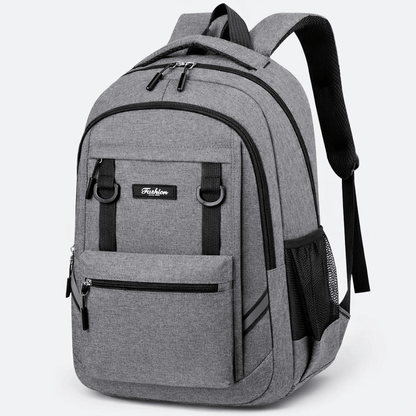 Sac à Dos Compartiment Ordinateur Gris Acier - | AïtaVia