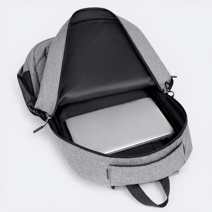Sac à Dos Compartiment Ordinateur Gris Acier - | AïtaVia