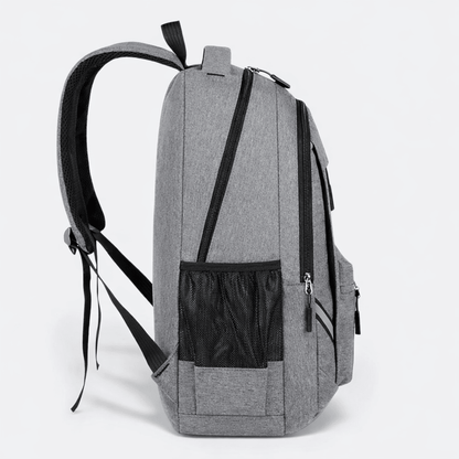 Sac à Dos Compartiment Ordinateur Gris Acier - | AïtaVia