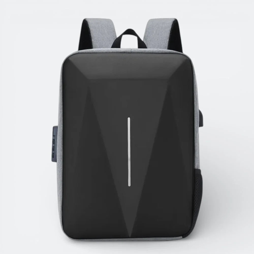Sac à Dos Coque Dure Noir & Gris - | AïtaVia