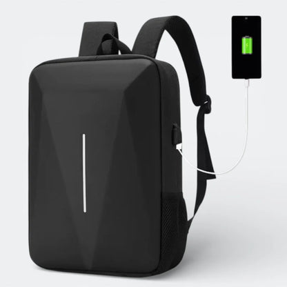 Sac à Dos Coque Dure Noir & Gris - | AïtaVia