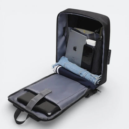 Sac à Dos Coque Dure Noir & Gris - | AïtaVia