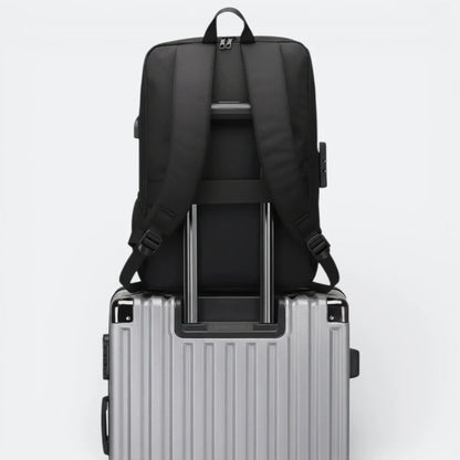 Sac à Dos Coque Dure Noir & Gris - | AïtaVia