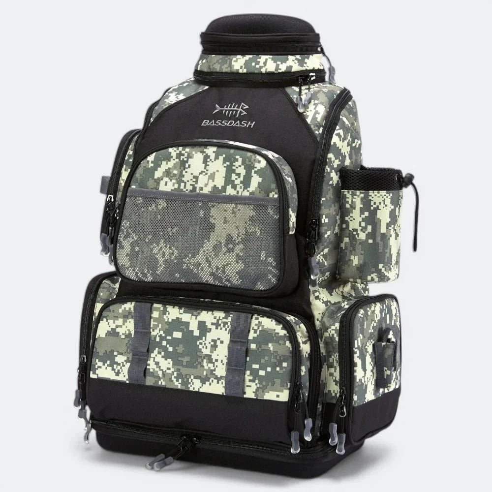 Sac à Dos de Pêche Imperméable Camouflage Pixelise - | AïtaVia
