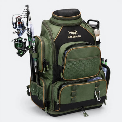 Sac à Dos de Pêche Imperméable Vert Olive - | AïtaVia