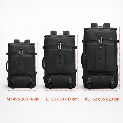 Sac à Dos de Sport et Voyage Grande Capacité Noir - | AïtaVia