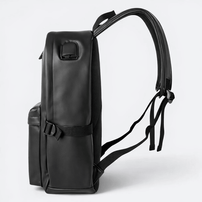 Sac à Dos de Voyage en Cuir Noir - | AïtaVia