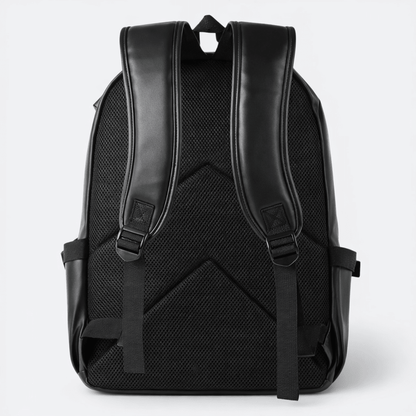 Sac à Dos de Voyage en Cuir Noir - | AïtaVia