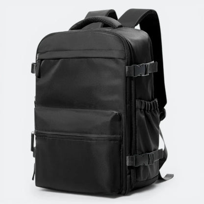 Sac à Dos de Voyage Extensible Noir Charbon - | AïtaVia