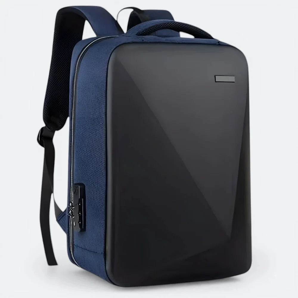 Sac à Dos d'Ordinateur Antivol Noir & Bleu - | AïtaVia
