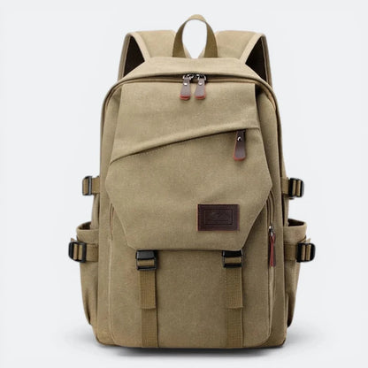 Sac à Dos en Toile Beige Sable - | AïtaVia