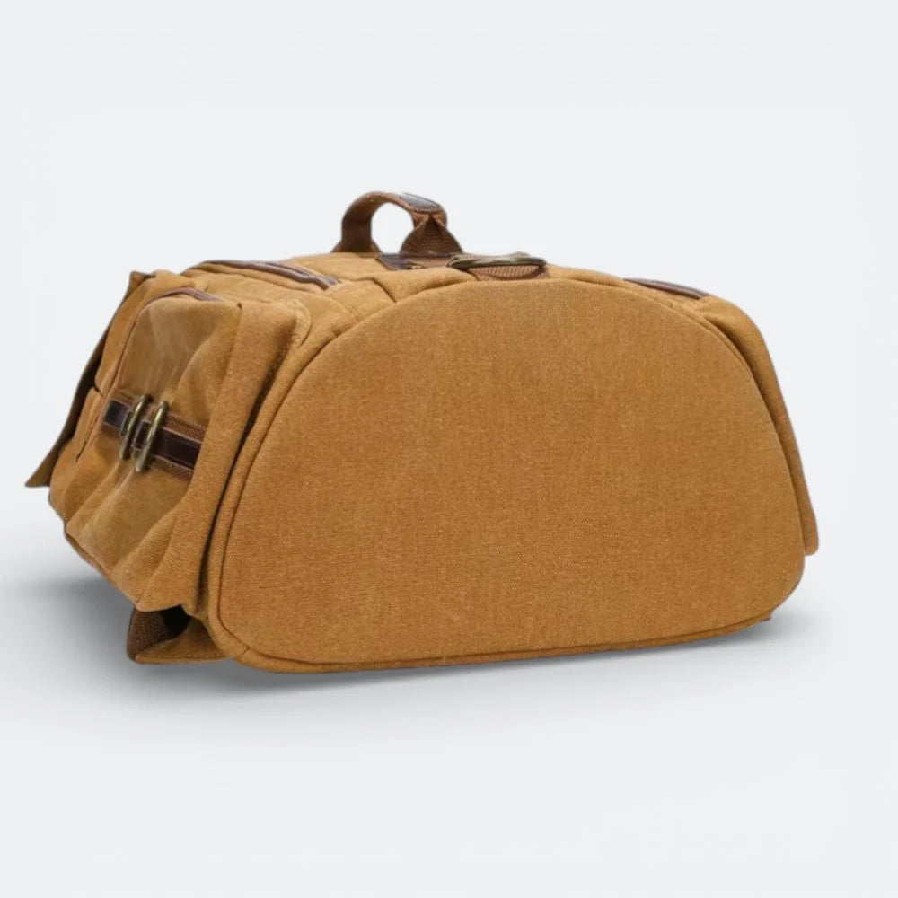 Sac à Dos en Toile Cirée Gris Mauve - | AïtaVia
