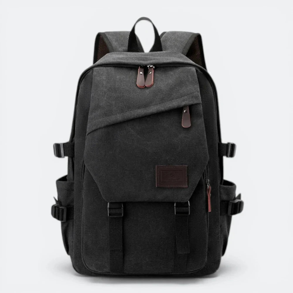 Sac à Dos en Toile Gris Charbon - | AïtaVia
