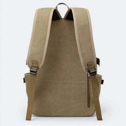 Sac à Dos en Toile Gris Taupe - | AïtaVia
