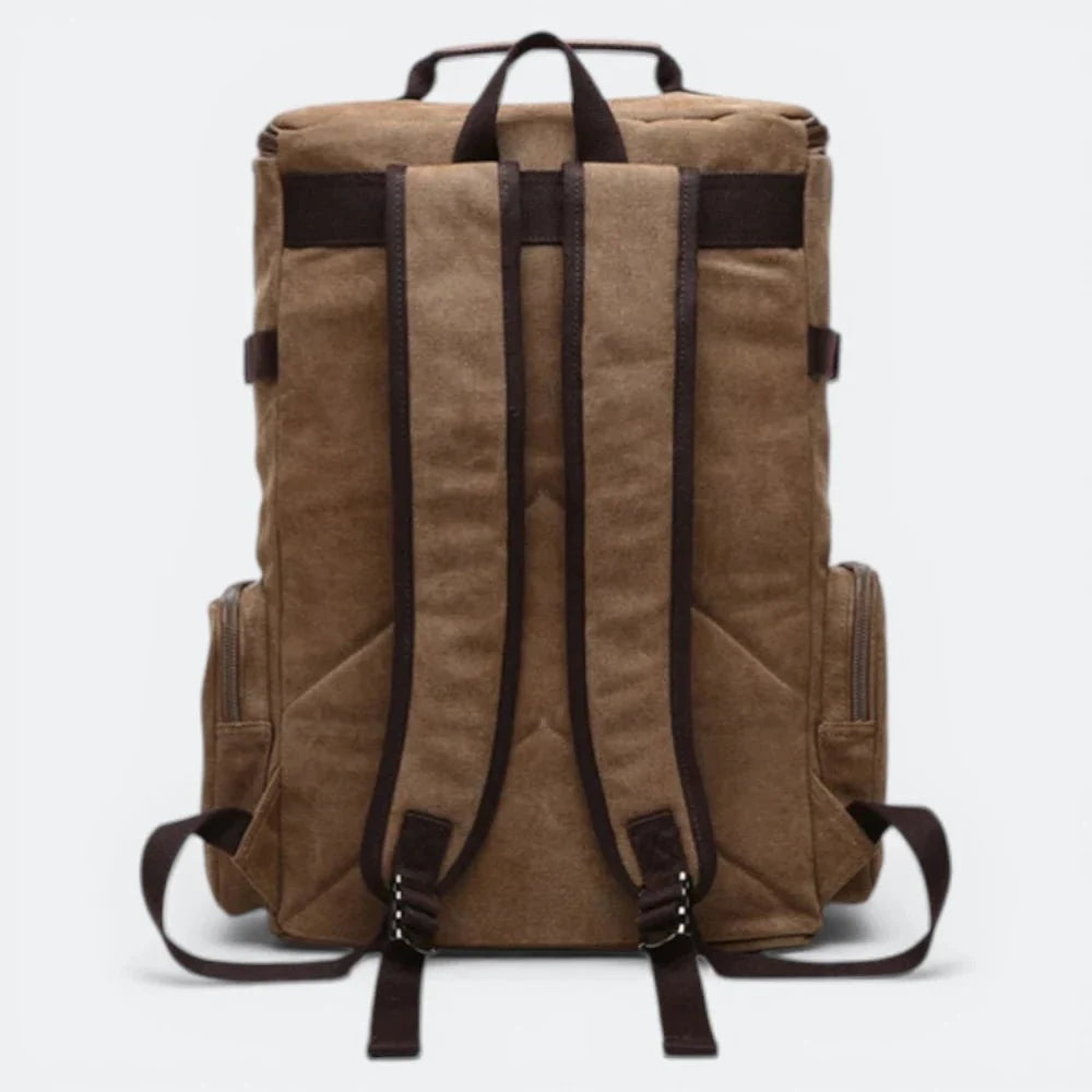 Sac à Dos en Toile Vintage Bleu Nuit - | AïtaVia