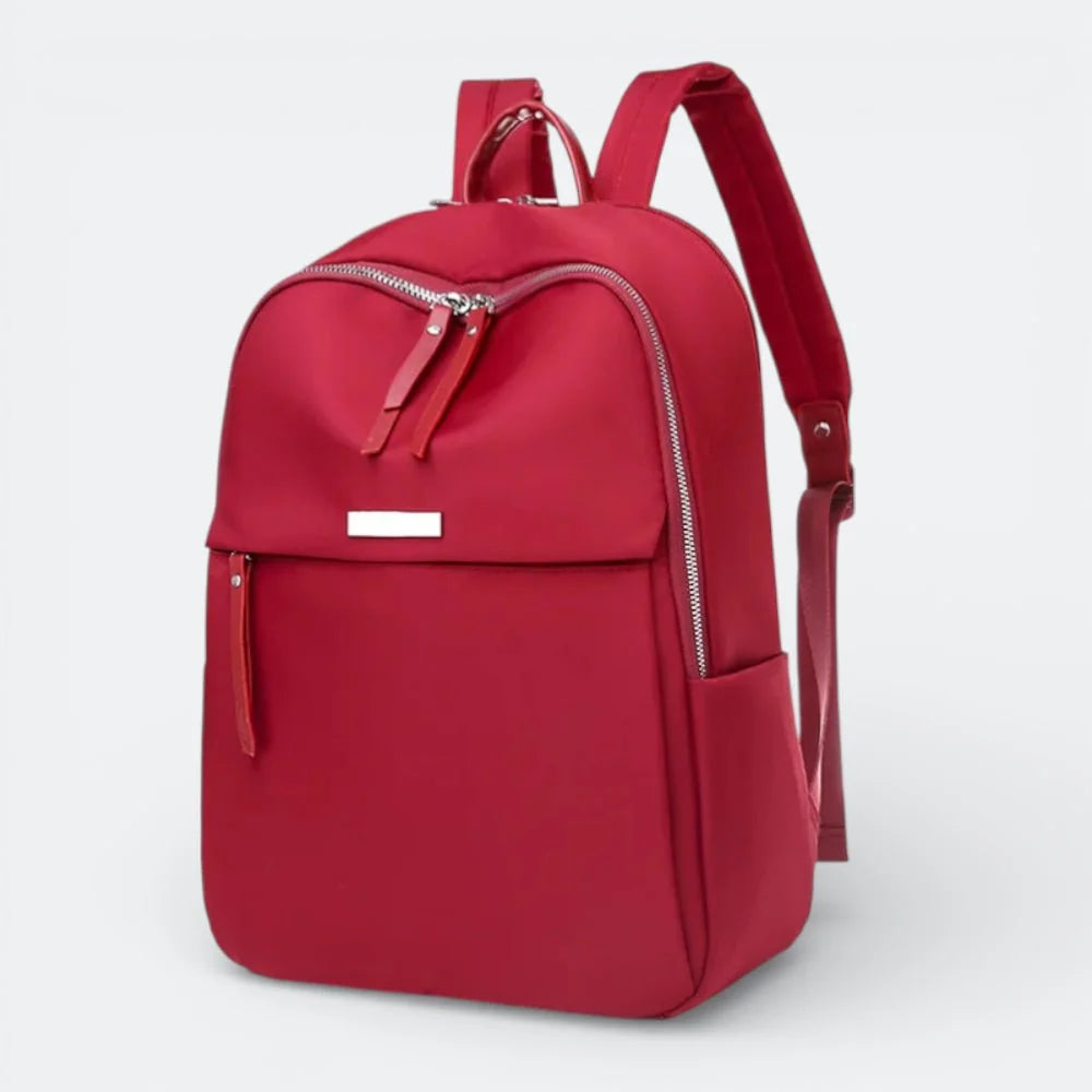 Sac à Dos Étudiant Ordinateur Rouge Rubis - | AïtaVia