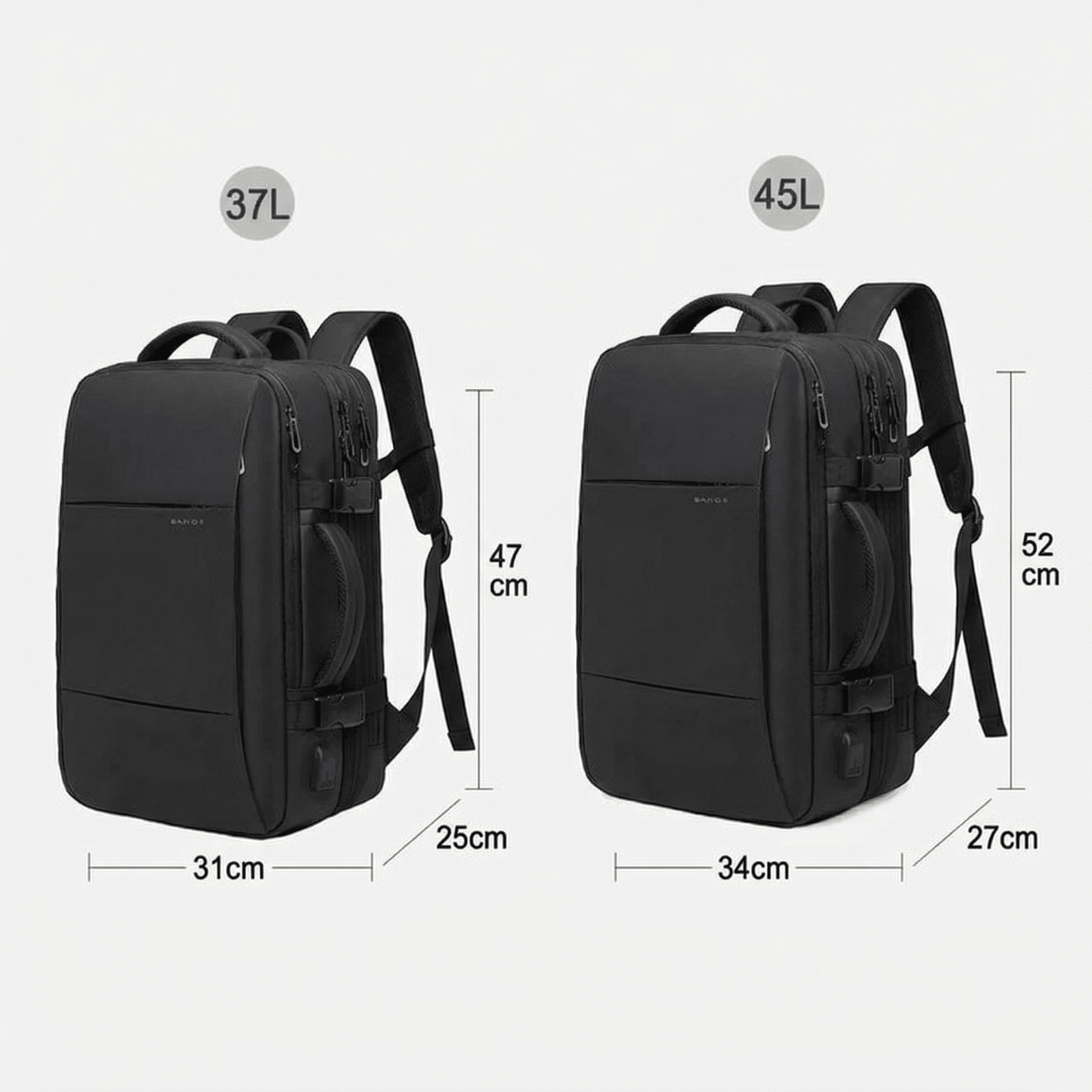 Sac à Dos Extensible Gris - | AïtaVia
