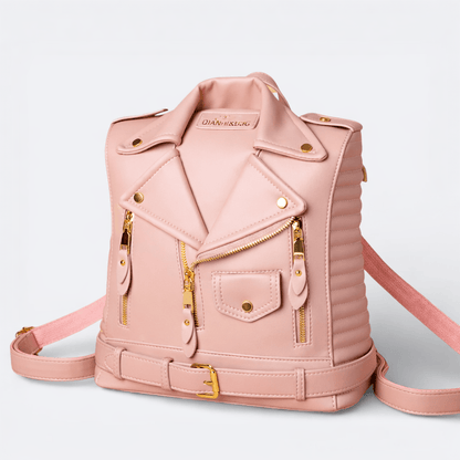 Sac à Dos Femme avec Fermetures Éclair Rose Pâle - | AïtaVia
