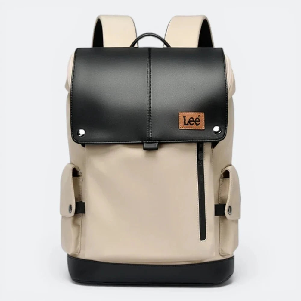 Sac à Dos Femme Cuir à Rabat Sable Rosé - | AïtaVia