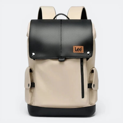 Sac à Dos Femme Cuir à Rabat Sable Rosé - | AïtaVia