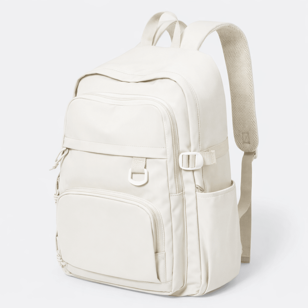 Sac à Dos Femme Travail Ordinateur Blanc Ivoire - | AïtaVia