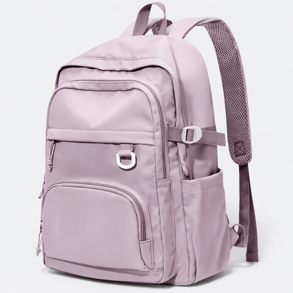 Sac à Dos Femme Travail Ordinateur Rose Grisé - | AïtaVia