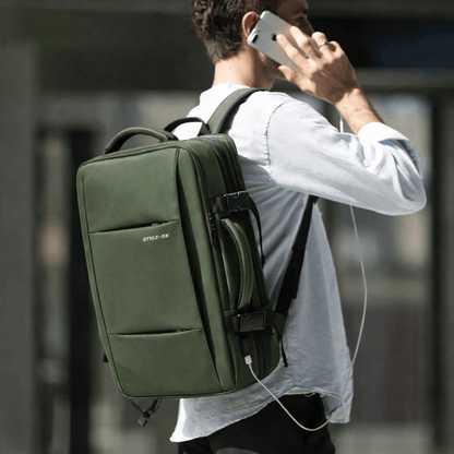 Sac à Dos Grande Capacité Antivol Bleu Ardoise Foncé - | AïtaVia