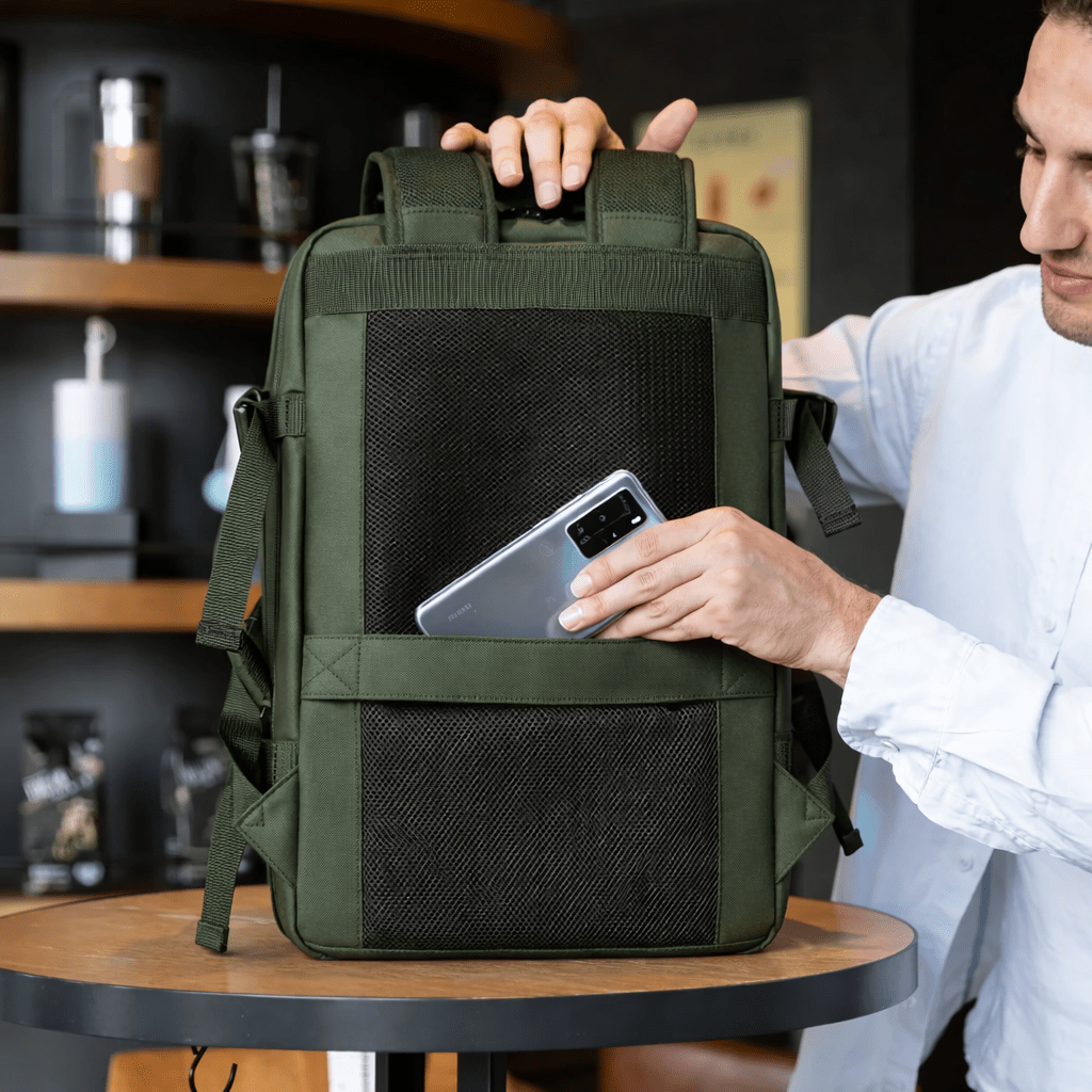 Sac à Dos Grande Capacité Antivol Bleu Ardoise Foncé - | AïtaVia