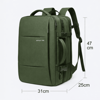 Sac à Dos Grande Capacité Antivol Bleu Ardoise Foncé - | AïtaVia