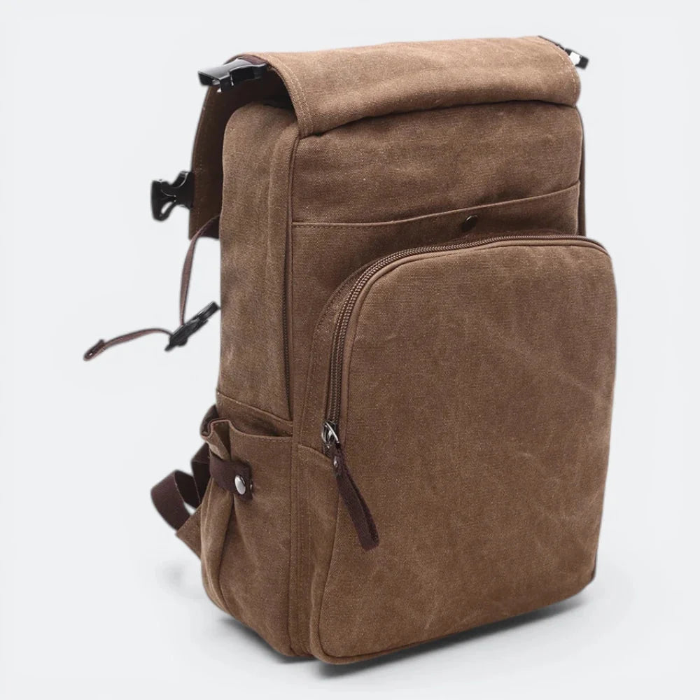 Sac à Dos Homme en Toile Gris Charbon - | AïtaVia