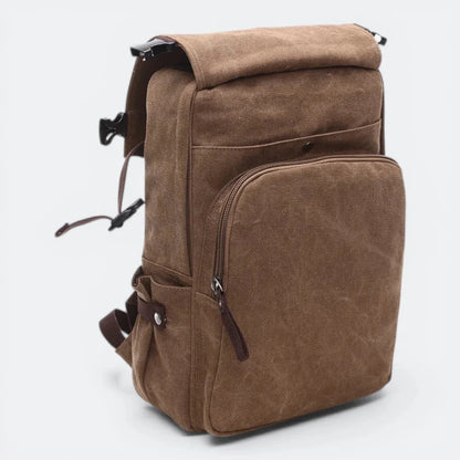 Sac à Dos Homme en Toile Gris Charbon - | AïtaVia