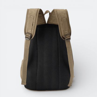 Sac à Dos Homme Toile Vintage Kaki Sombre - | AïtaVia