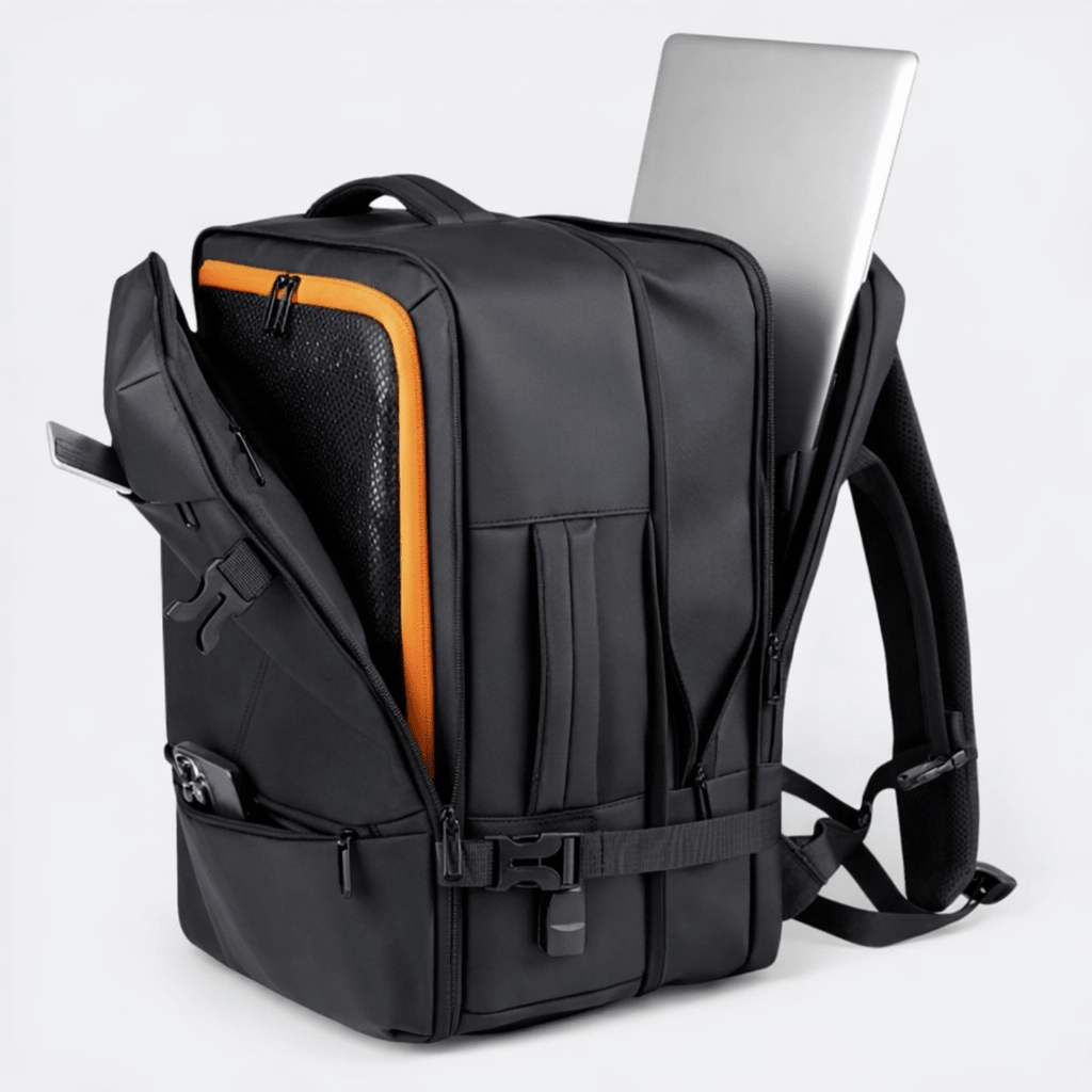 Sac à Dos Léger Multi Poches Gris Acier - | AïtaVia
