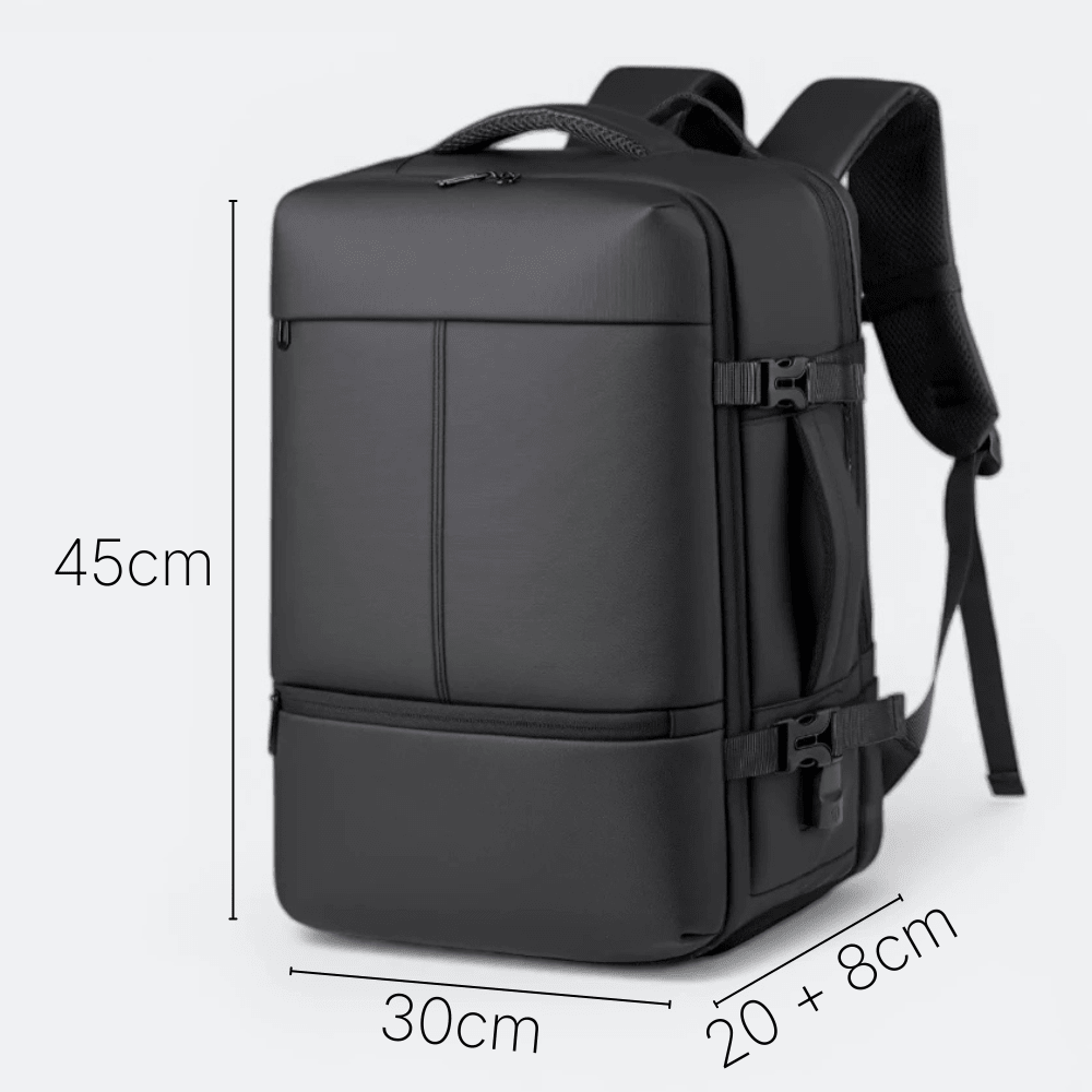 Sac à Dos Léger Multi Poches Gris Acier - | AïtaVia