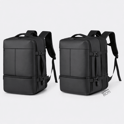 Sac à Dos Léger Multi Poches Gris Acier - | AïtaVia
