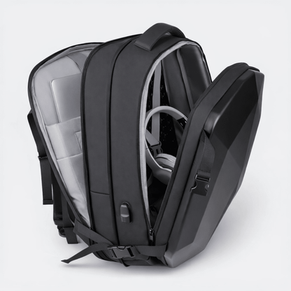 Sac à Dos Moto Grande Capacité Gris Perle - | AïtaVia