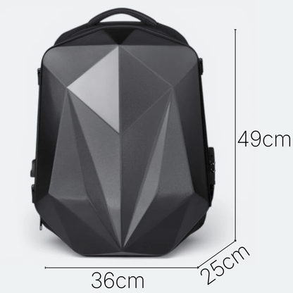 Sac à Dos Moto Grande Capacité Gris Perle - | AïtaVia