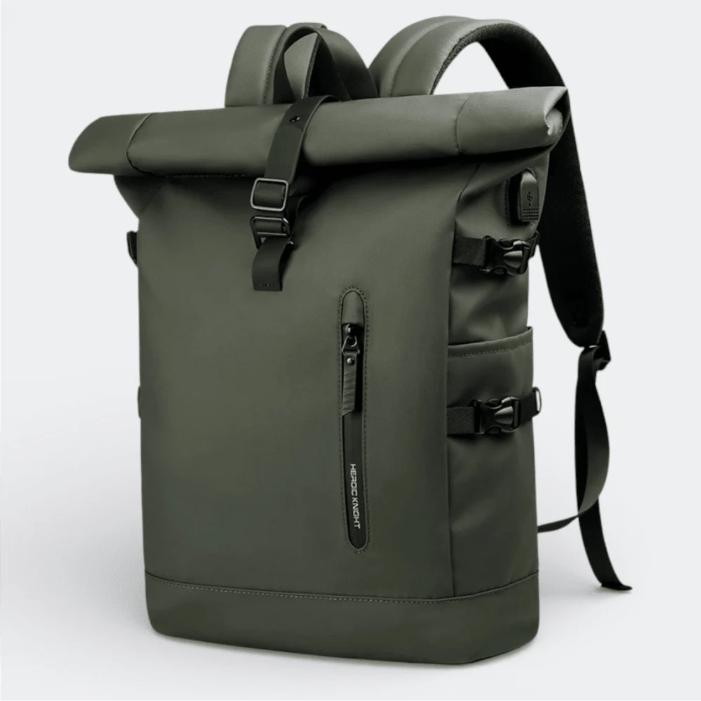 Sac à Dos Ordinateur Portable 15.6 Pouces Vert Olive - | AïtaVia
