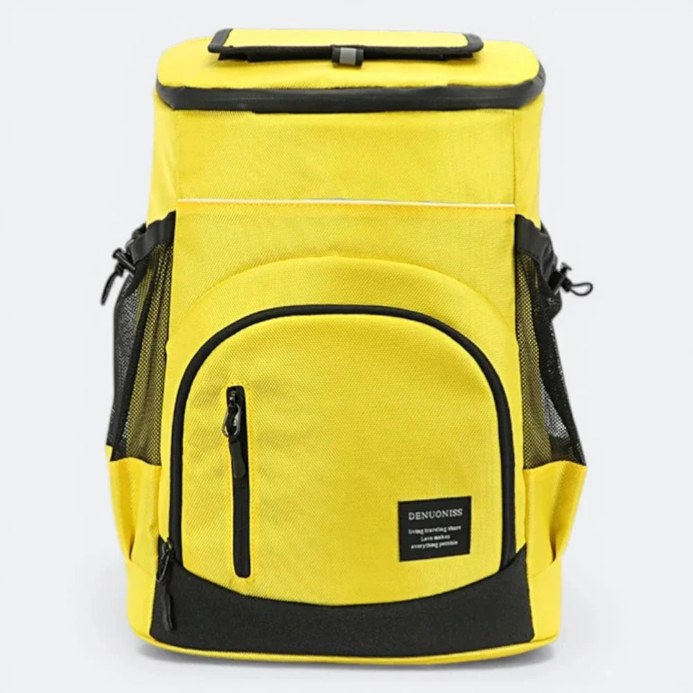 Sac à Dos Pique - Nique Isotherme Jaune Doré - | AïtaVia