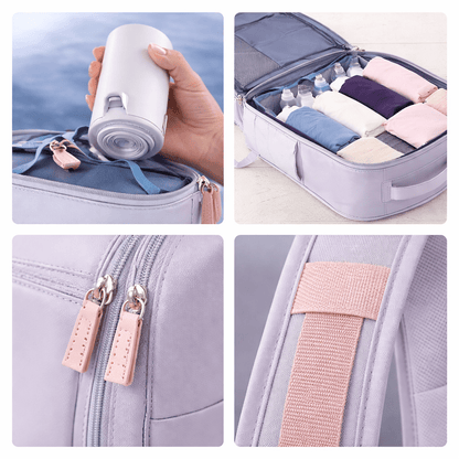 Sac à Dos pour Cabine D'Avion Lavande Grisée - | AïtaVia