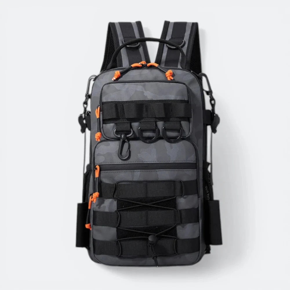 Sac à Dos Pour la Pêche Camouflage Gris Foncé - | AïtaVia
