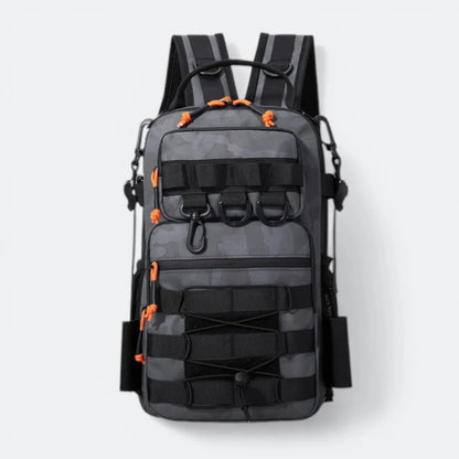 Sac à Dos Pour la Pêche Camouflage Gris Foncé - | AïtaVia