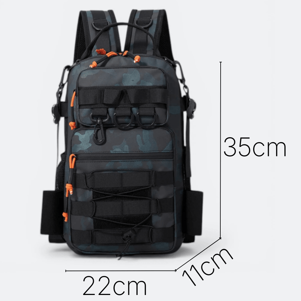 Sac à Dos Pour la Pêche Camouflage Gris Foncé - | AïtaVia