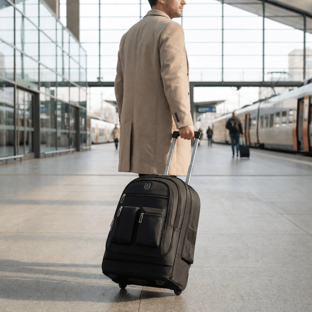 Sac à Dos Roulant Bleu Nuit - | AïtaVia