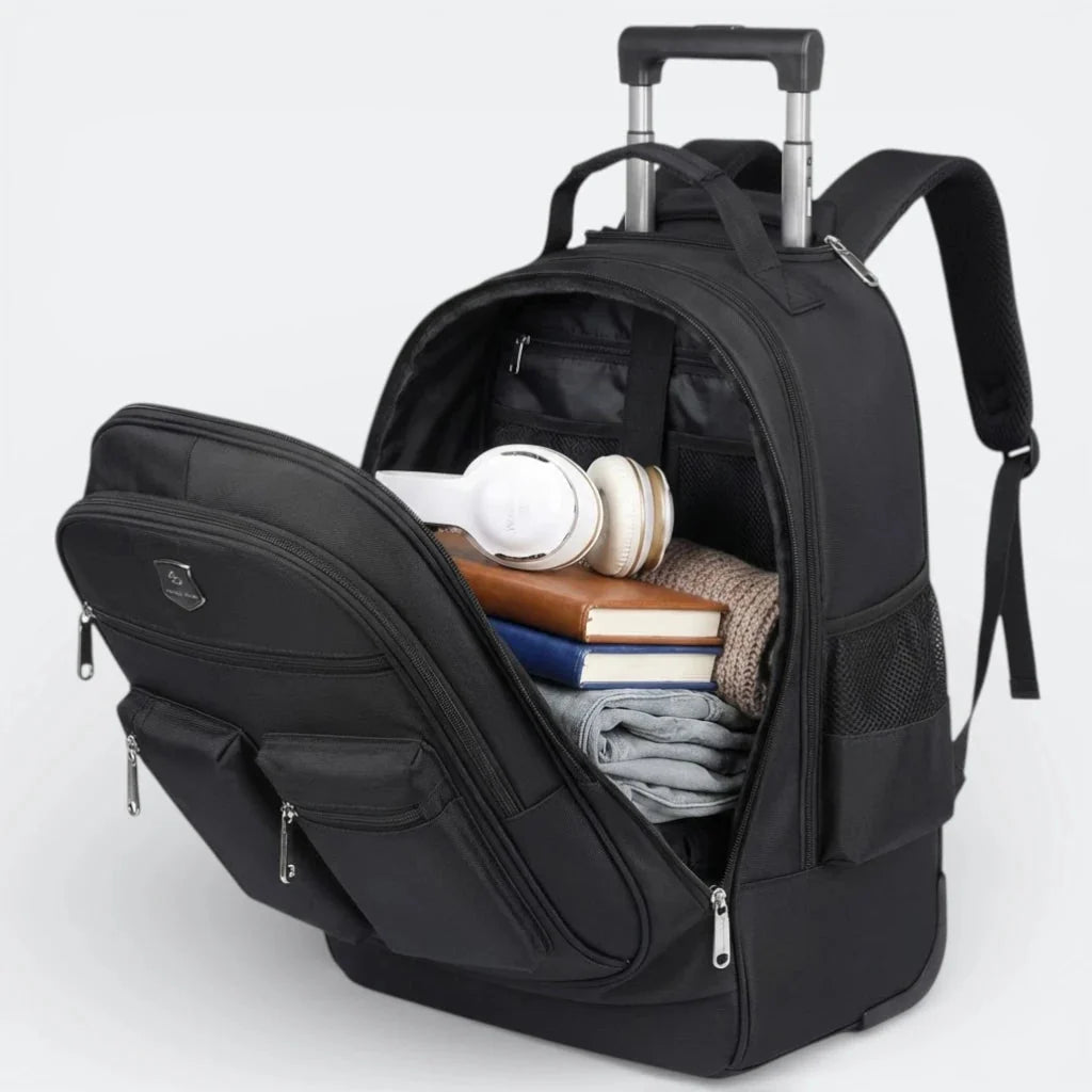 Sac à Dos Roulant Bleu Nuit - | AïtaVia