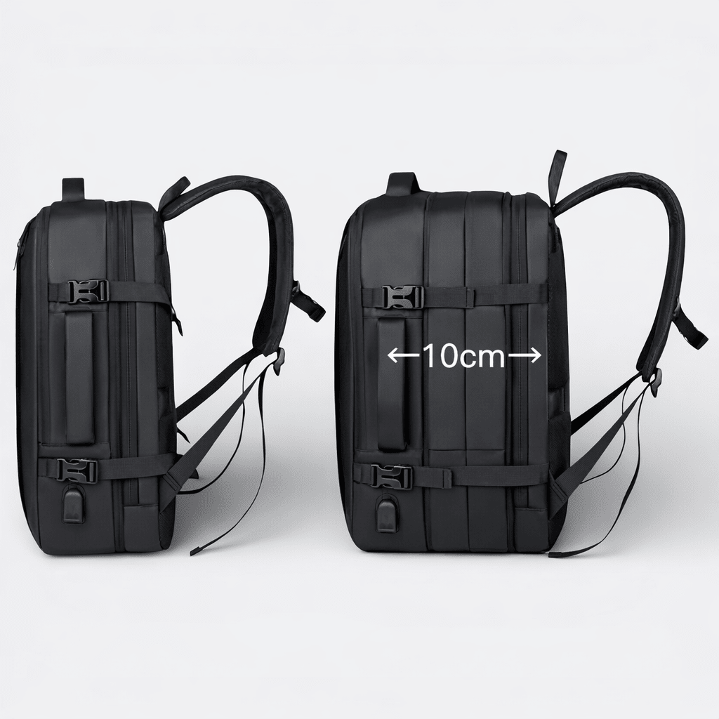 Sac à Dos Voyage Extensible Gris Neutre - | AïtaVia