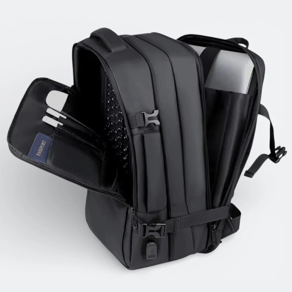Sac à Dos Voyage Extensible Gris Neutre - | AïtaVia